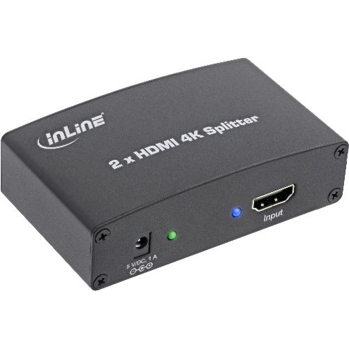 InLine® HDMI Splitter/Verteiler, 2-fach, 4K2K kompatibel 65009