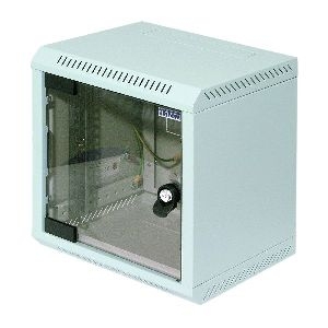 Triton RBA-06-AS3-CAX-C1 10 Wandschrank 6HE, Glastür, grau 01901D