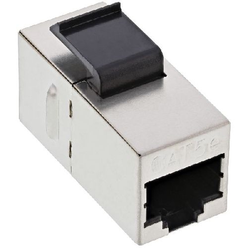 InLine® Keystone RJ45 Buchse / Buchse, SNAP-In, Cat.5e 74206L