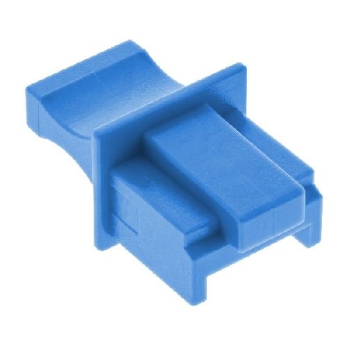 InLine® Staubschutzkappen für RJ45 Buchsen, blau, 10 Stück 59942A