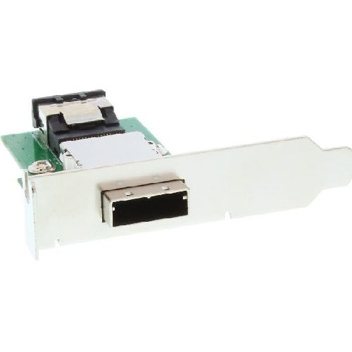 InLine® SAS low profile Slotblech, ext. SFF-8088 auf int. SFF-8087 27650