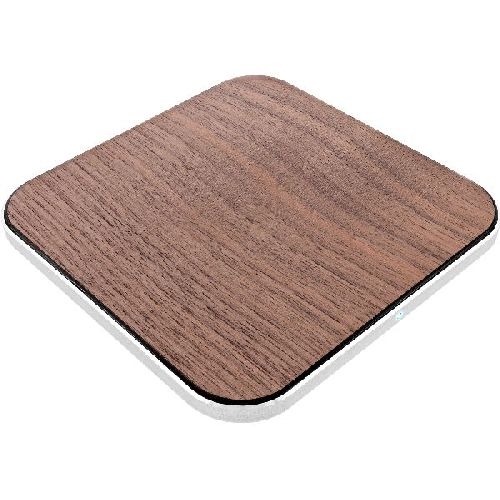 InLine® Qi woodcharge, wireless fast charger, 5/7,5/10W/15W, USB-C, ohne Logo S-33393X