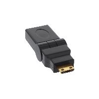 InLine 17690M InLine® HDMI Adapter, HDMI A Buchse auf Mini HDMI C Stecker, flexibel, 4K2K kompatibel