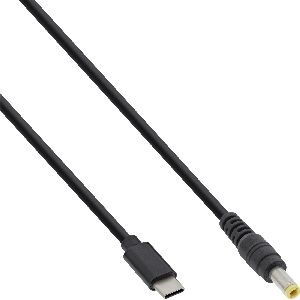 InLine® USB-C zu ASUS/Lenovo Notebook (rund) Ladekabel, 2m 26676