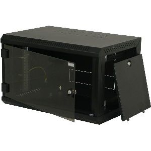 Triton RUA-12-AS6-BAX-A1 19 Wandschrank 12HE, 600x595mm, einteilig, schwarz 01912Z