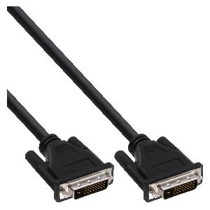 InLine® DVI-D Kabel, digital 24+1 Stecker / Stecker, Dual Link, 2m 17772A