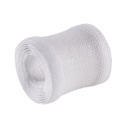 InLine® Kabelschlauch, Geflechtschlauch mit Klettverschluss, 1 m, 25 mm, weiß 59993C