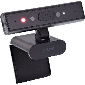 InLine® 5MP Webcam, USB-C, Autofokus, Windows Hello, Privacy-Shutter 55365