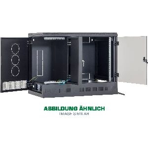 Triton RFA-12-A95-BAX-A16 19 Wandschrank 3-in-1, 12+6+6HE, 880mm hoch, schwarz 01913K