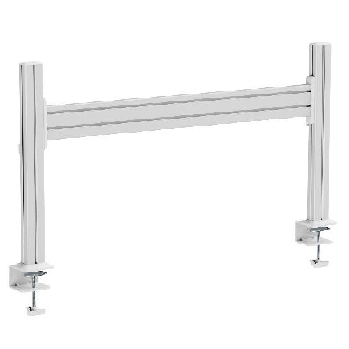 InLine® Slatwall Tischhalterung, Aluminium Panel 1 m, inkl. 2 Stützen 0,43 m 23181E