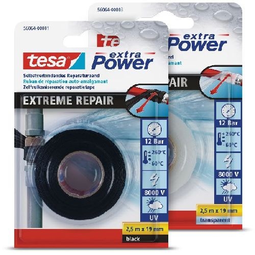 tesa extra Power, extreme Repair, 2,5m:19mm, transparent 11644T