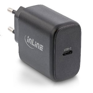 InLine® USB PD Netzteil, GaN Ladegerät, Single USB-C, Power Delivery, 65W 31506D