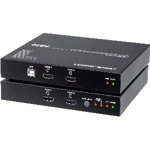 ATEN CE824-AT-G KVM Konsolen-Extender, USB HDMI Dual View HDBaseT 2.0 61665U