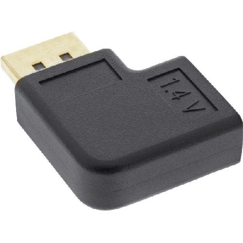 InLine® DisplayPort Adapter, DisplayPort Stecker / Buchse rechts gewinkelt 17199R