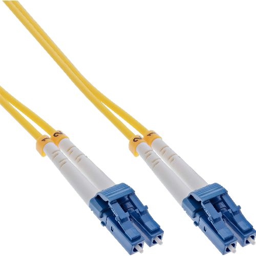 InLine® LWL Duplex Kabel, LC/LC, 9/125µm, OS2, 15m 88656O