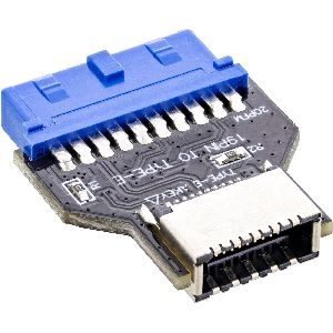 InLine® USB 3.0 Mainboard zu USB 3.2 Typ-E Key-A Adapter intern 33446R