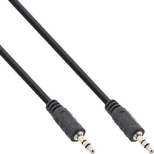 InLine® Klinke Kabel, 3,5mm Stecker / Stecker, Stereo, 0,5m 99932D