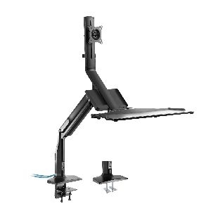 InLine® Workstation-Tischhalterung mit Lifter, beweglich, bis 81cm (32") / 9kg 23174A