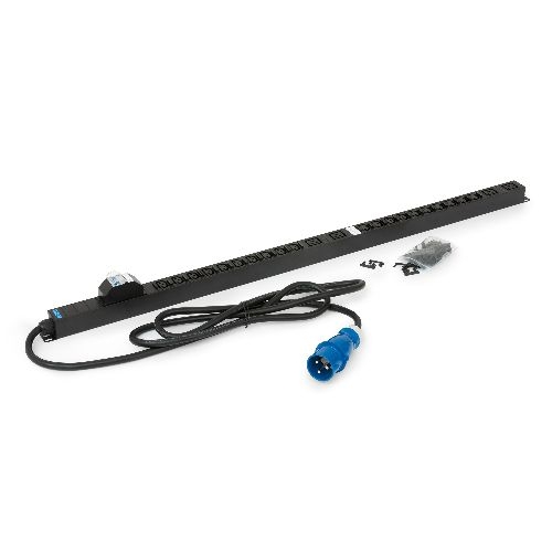 Triton RAB-PD-X53-A1 Vertikale Steckdosenleiste 20x C13, 4x C19, CEE 32A Stecker 01963L