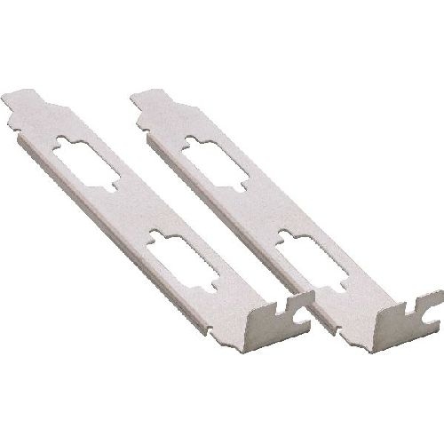 InLine® Slotblech für 2x Sub-D 9-pol, beidseitig nutzbar, 2er Pack 11109A