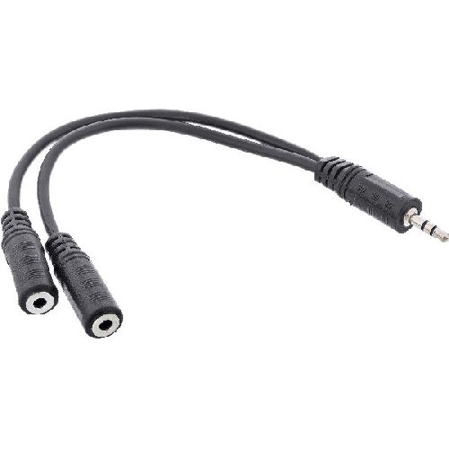 InLine® Klinken Y-Kabel, 3,5mm Klinke ST an 2x 3,5mm Klinke BU, Stereo, 5m 99300D