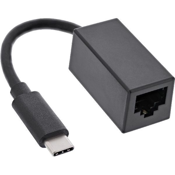InLine® USB 3.2 Netzwerkadapter Kabel, Gigabit Netzwerk, USB-C 33380G