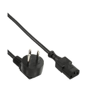 InLine® Netzkabel, Netzstecker Israel auf Kaltgerätestecker C13, 1,8m 16652H