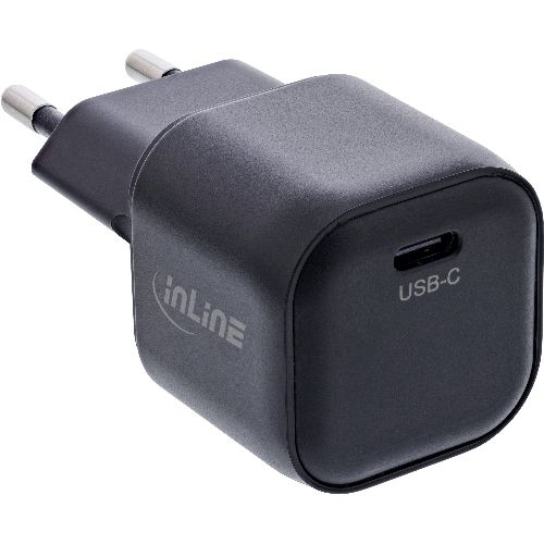 InLine® USB-C GaN Netzteil, PD, PPS, AVS, 100 W, schwarz 31509A