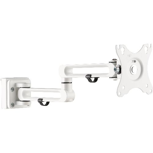 InLine® Slatwall Monitorhalterung lang, weiß 23183B