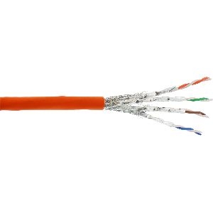 InLine® Verlegekabel Cat.7a, S/FTP (PiMF) 4x2x0,58 AWG23, 1200MHz, B2ca, 100m 71100I