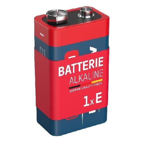 ANSMANN 1515-0000 RED Alkaline-Batterie, 6LR61, 9V-Block (E) 01057B