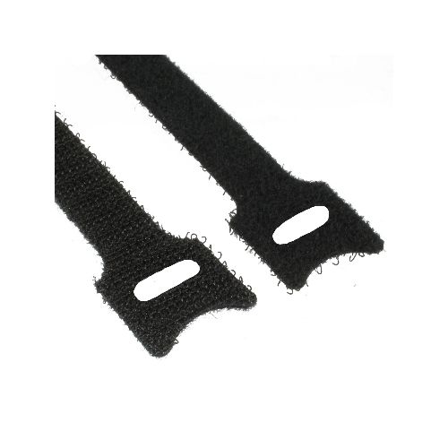 InLine® Kabelbinder 12x240mm, Klett-Verschluss, 10er, schwarz 59943N