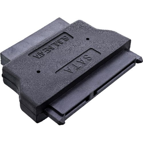InLine® Adapter SATA, 22pol ST (7+15) auf Slimline 13pol BU (7+6) 29612