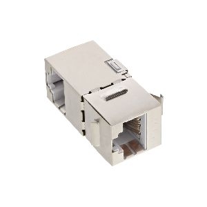 InLine® RJ45 Buchse / Buchse Einsatz gewinkelt 90°, SNAP-In, Cat.6 STP 74206W