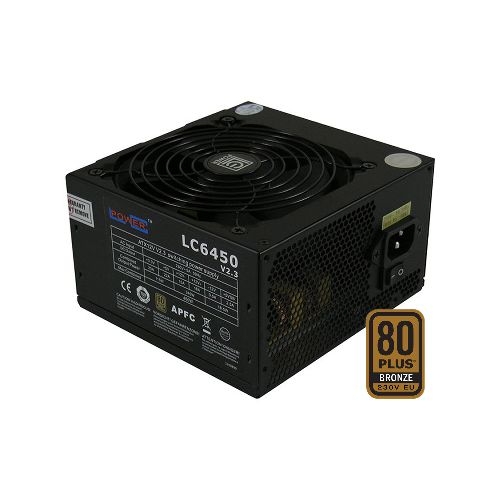 LC-Power LC6450 V2.3, ATX-Netzteil Super Silent Serie, 450W, 80 PLUS BRONZE 26691G