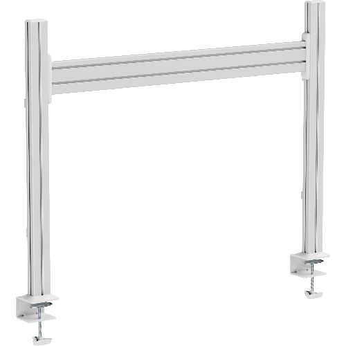 InLine® Slatwall Tischhalterung, Panel Aluminium 1m inkl. 2 Stützen 0,86m 23181F