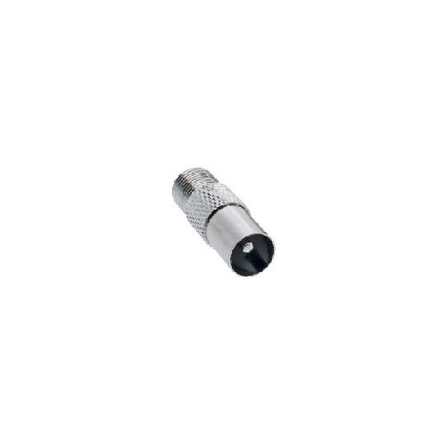 InLine® Koaxial Adapter, IEC- Stecker (Antenne) auf F-Buchse 69915D