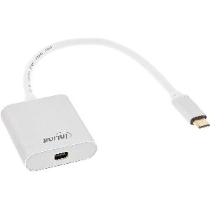 InLine® USB Display Konverter, USB-C ST zu Mini DisplayPort 4K/60Hz, silber 64105S