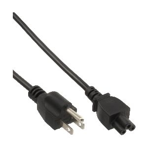 InLine® Netzkabel für Notebook, USA/Canada, 3pol Kupplung, 2m 16656U