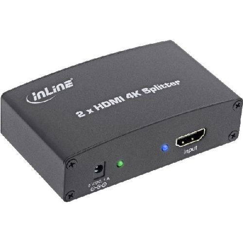 InLine® HDMI Splitter/Verteiler, 2-fach, 4K2K kompatibel 65009