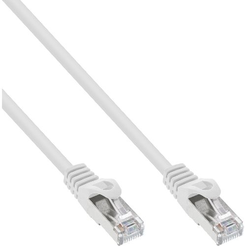 InLine® Patchkabel, SF/UTP, Cat.5e, weiß, 5m 72505W