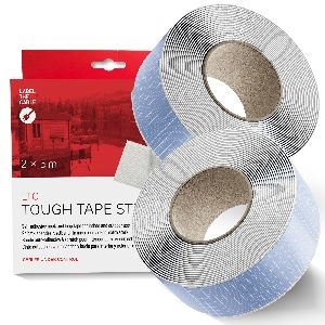 LABEL THE CABLE LTC Tough Tape Strap, Klettband selbstklebend 50mm, weiß, 5m 59937F