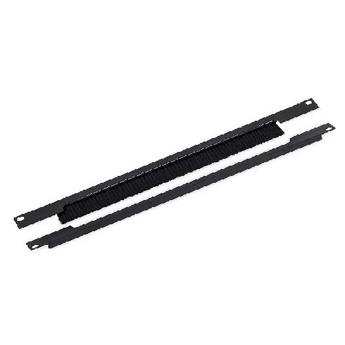 Triton RAB-ZP-X03-A3 19 Kabelführungspanel 1HE, geteilt, mit Bürste, schwarz 01958Q