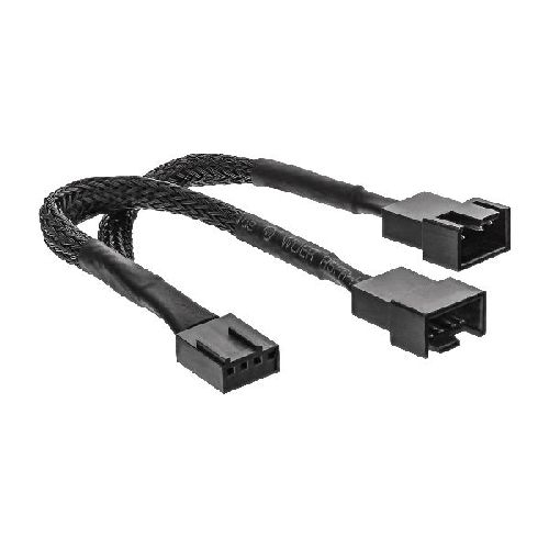 InLine® Y-Kabel Lüfter PWM, 4pol Molex Stecker auf 2 Buchse, 0,15m 33328Y