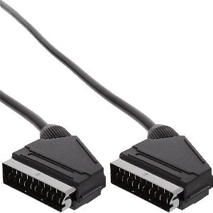 InLine® Scart Anschlusskabel, Stecker / Stecker, 2m 89972