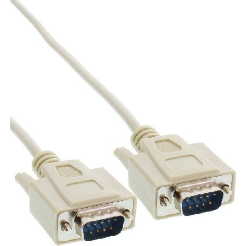 InLine® Serielles Kabel, 9pol Stecker / Stecker, vergossen, 1:1 belegt, 5m 12215