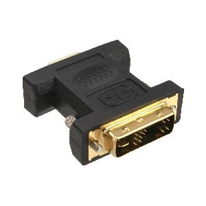 InLine® DVI-A Adapter, Analog 12+5 Stecker auf 15pol HD Buchse (VGA), vergoldet 17780P