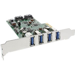 InLine 76664C InLine® Schnittstellenkarte, 4x USB 3.0 + 2x SATA 6Gb/s, PCIe, inkl. Low-Profile Slotb