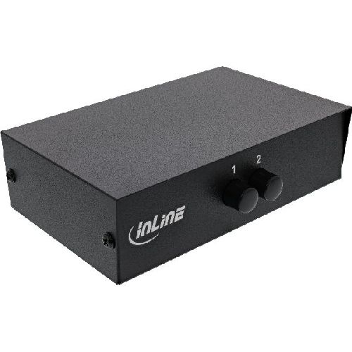 InLine® AV Umschalter manuell 2-port, 3x Cinch IN/OUT 89302I