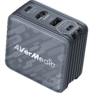 AVerMedia CoreGo (Black) - 100W GaN Ladegerät mit 4K HDMI Ausgang 46370